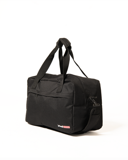 "Travel Light" Duffel 20L, Black + Neck Pillow