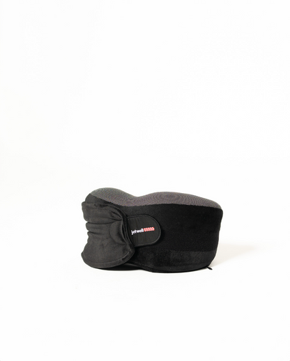 "Travel Light" Duffel 20L, Black + Neck Pillow